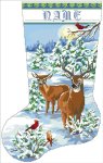 (image for) Snowy Forest Evening Stocking